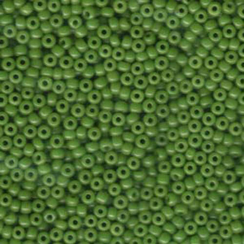 Miyuki 8/0 Rocaille Bead - 8-9411 - Opaque Jade Green