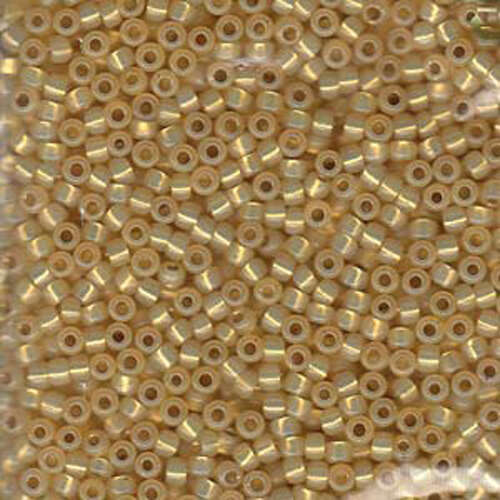 Miyuki 8/0 Rocaille Bead - 8-9578 - Dyed Light Topaz Silver Lined Alabaster