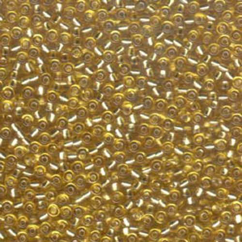 Miyuki 8/0 Rocaille Bead - 8-9702 - Silver Lined Gold