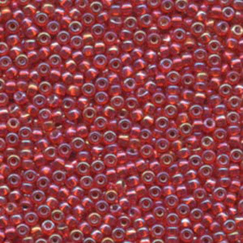 Miyuki 8/0 Rocaille Bead - 8-91010 - Silver Lined Flame Red AB