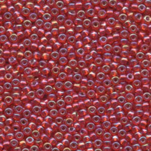Miyuki 8/0 Rocaille Bead - 8-91010 - Silver Lined Flame Red AB