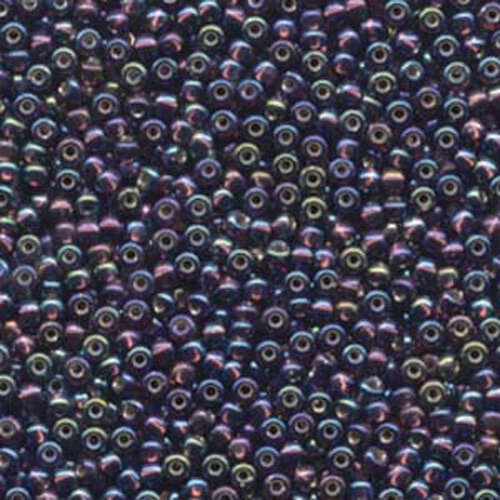 Miyuki 8/0 Rocaille Bead - 8-91013 - Silver Lined Dark Smoky Amethyst AB