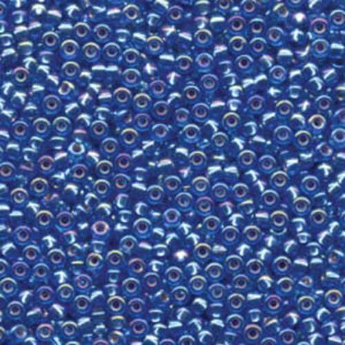 Miyuki 8/0 Rocaille Bead - 8-91019 - Silver Lined Sapphire AB