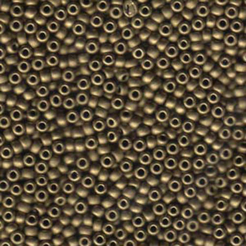 Miyuki 8/0 Rocaille Bead - 8-92006 - Matte Metallic Dark Bronze