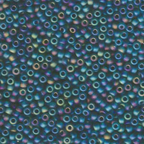 Miyuki 8/0 Rocaille Bead - 8-92405FR - Matte Transparent Teal AB