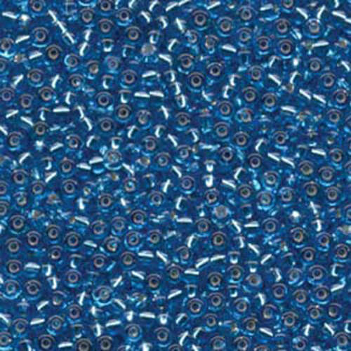 Miyuki 8/0 Rocaille Bead - 8-92429 - Silver Lined Dark Aqua