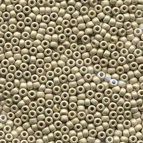 Miyuki 8/0 Rocaille Bead - 8-94201F - Matte Duracoat Galvanized Silver