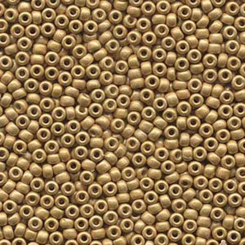 Miyuki 8/0 Rocaille Bead - 8-94202F - Matte Duracoat Galvanized Golds