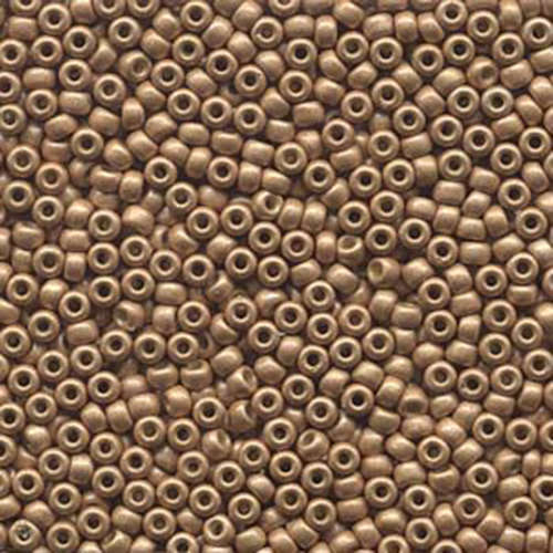 Miyuki 8/0 Rocaille Bead - 8-94204F - Matte Duracoat Galvanized Champagne