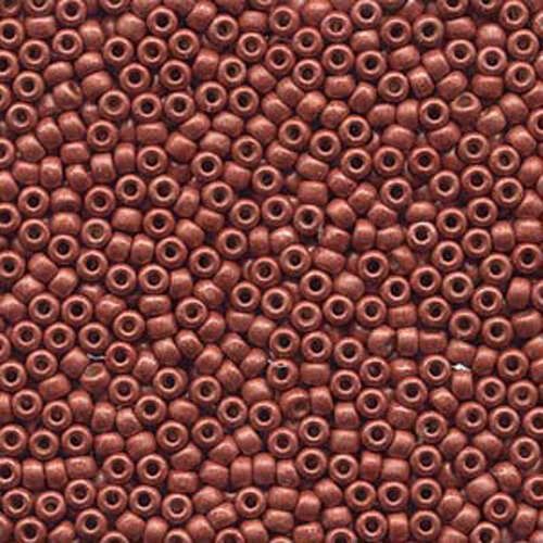Miyuki 8/0 Rocaille Bead - 8-94208F - Matte Duracoat Galvanized Berry