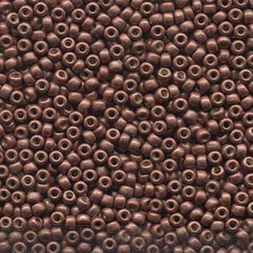 Miyuki 8/0 Rocaille Bead - 8-94212F - Matte Duracoat Galvanized Dark Berry