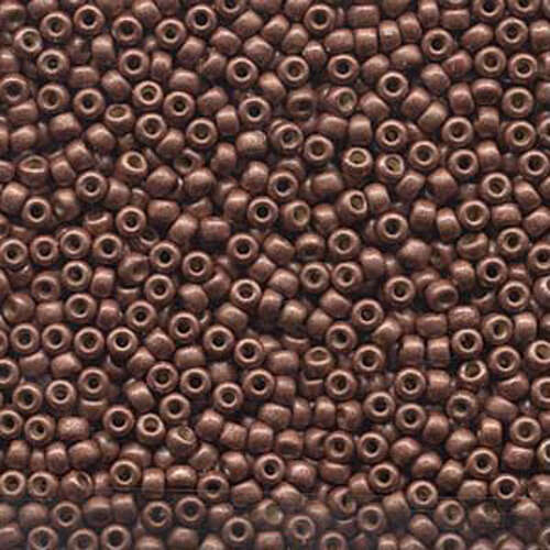 Miyuki 8/0 Rocaille Bead - 8-94212F - Matte Duracoat Galvanized Dark Berry