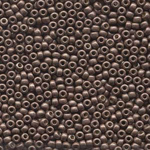 Miyuki 8/0 Rocaille Bead - 8-94213F - Matte Duracoat Galvanized Dark Mauve