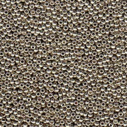 Miyuki 8/0 Rocaille Bead - 8-94221 - Duracoat Galvanized Light Smoky Pewter