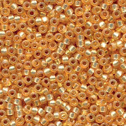 Miyuki 8/0 Rocaille Bead - 8-94231 - Duracoat Silver Lined Dyed Maize