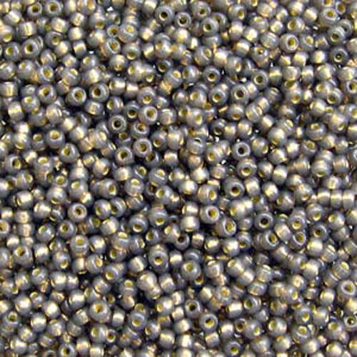 Miyuki 8/0 Rocaille Bead - 8-94250 - Duracoat Silver Lined Dyed Taupe
