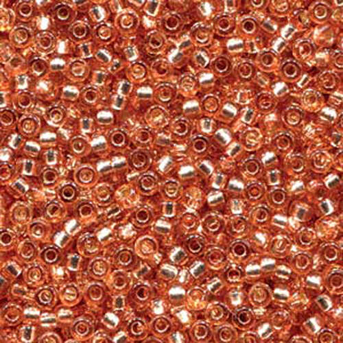 Miyuki 8/0 Rocaille Bead - 8-94262 - Duracoat Silver Lined Dyed Rose