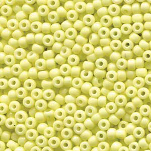 Miyuki 8/0 Rocaille Bead - 8-94451 - Duracoat Opaque Dyed Pale Yellow
