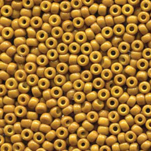Miyuki 8/0 Rocaille Bead - 8-94456 - Duracoat Opaque Dyed Light Olive