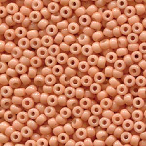 Miyuki 8/0 Rocaille Bead - 8-94461 - Duracoat Opaque Dyed Baby Pink