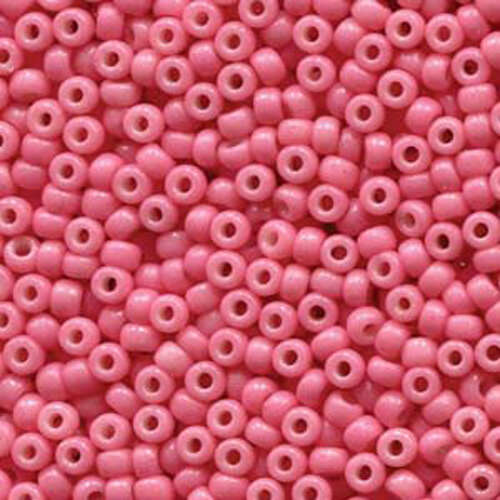 Miyuki 8/0 Rocaille Bead - 8-94465 - Duracoat Opaque Dyed Bubble Gum