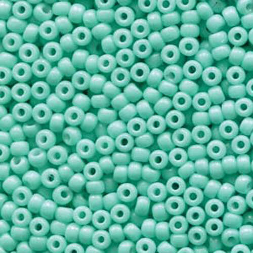 Miyuki 8/0 Rocaille Bead - 8-94472 - Duracoat Opaque Dyed Seafoam