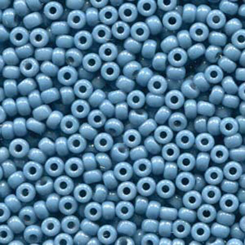Miyuki 8/0 Rocaille Bead - 8-94482 - Duracoat Opaque Dyed Faded Denim