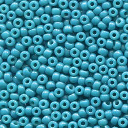 Miyuki 8/0 Rocaille Bead - 8-94483 - Duracoat Opaque Dyed Blue Green