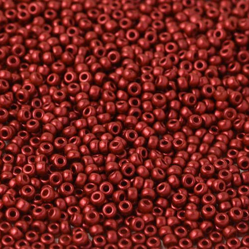 Miyuki 8/0 Rocaille Bead - 4591 - Lava Red (01890)