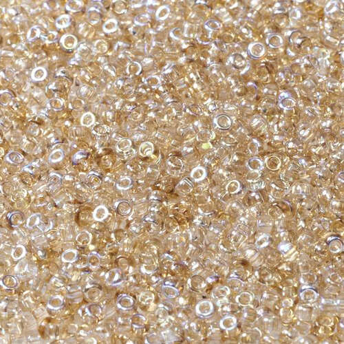 Miyuki 8/0 Rocaille Bead - 8MCC-55021 - Crystal Lemon Rainbow (00030-98534) - 18gm Tube