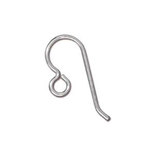 French Hook with regular loop - Sterling Silver