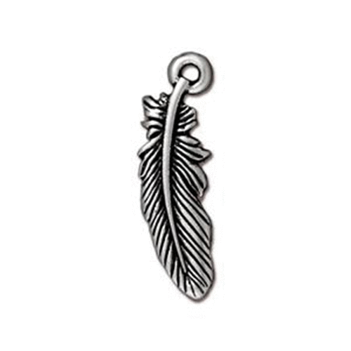 Small Feather Charm