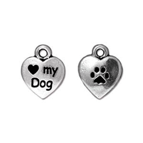 Love My Dog Charm