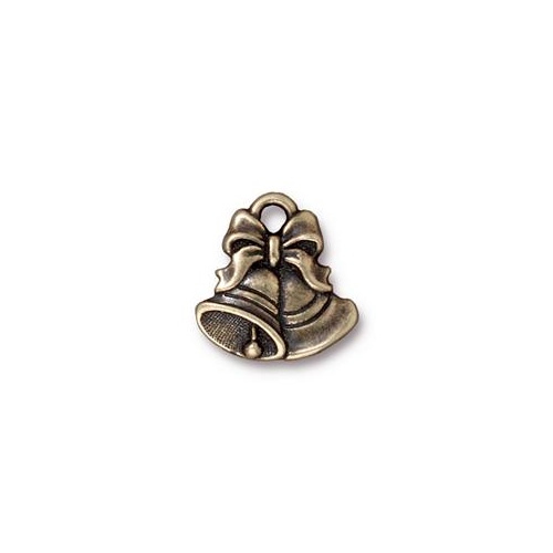 Christmas Bells Drop - Brass Oxide