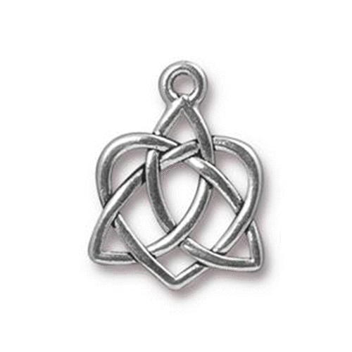 Celtic Open Heart Charm