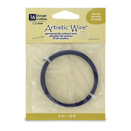 16 Gauge (1.3 mm) - 10 ft (3.1 m) - Dark Blue - AWB-16-03B-10FT