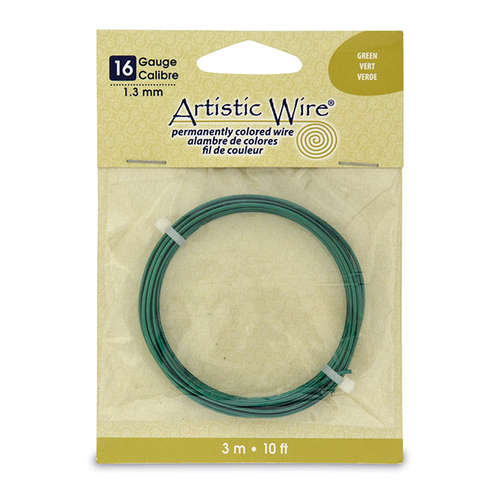 Green - 16 Gauge (1.3 mm) - 10 ft (3.1 m) - AWB-16-06-10FT