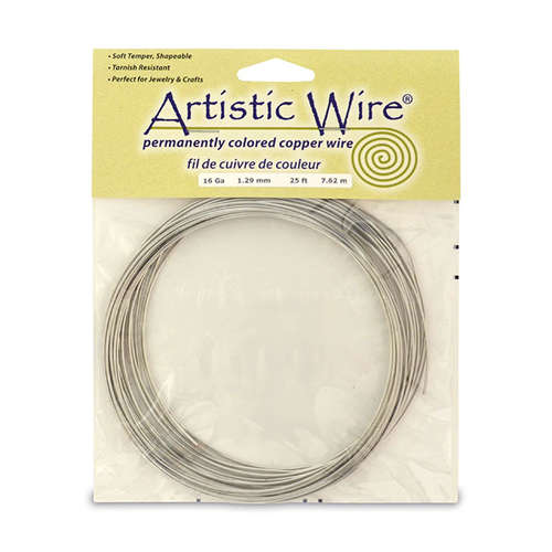 Tinned Copper - 16 Gauge (1.3 mm) - 25 ft (7.6 m) - AWB-16-TC-25FT