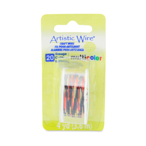 20 Gauge (.81 mm) - 4 yd (3.6 m) - Multicolor - Red/Gold/Black - AWD-20-81-04YD