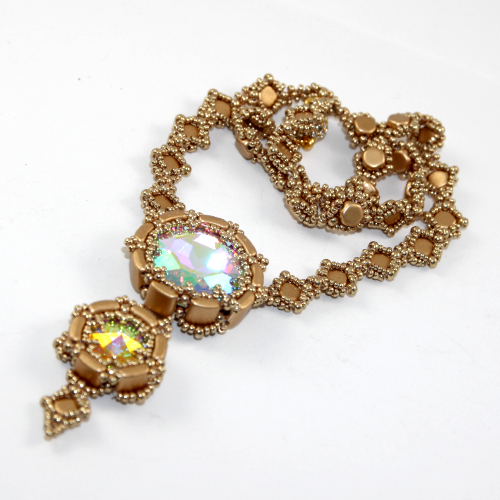 Bonnie Lass Necklace Kit - Crystal AB & Gold
