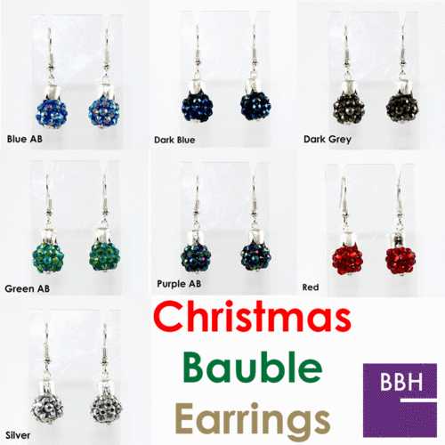 Christmas Bauble Earrings