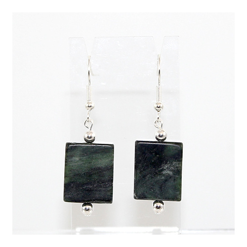 Green Serpentine Earrings