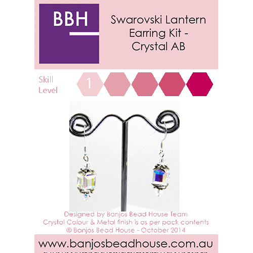 Swarovski Crystal Lanterns - Earring Kit