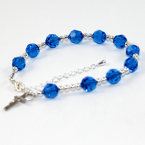 One Decade Rosary Bracelet - Swarovski© Crystal