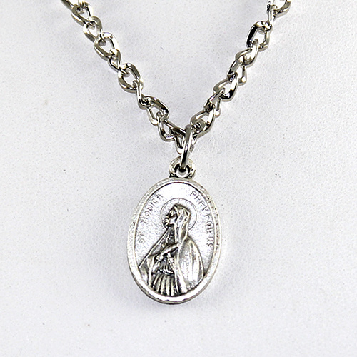 St Monica - St Augustine Double Sided Pendant on Chain or Leather