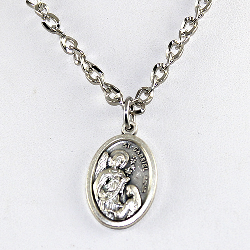 St Gabriel Pendant on Chain or Leather