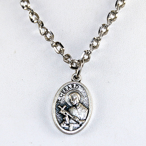St Gerard Pendant on Chain or Leather