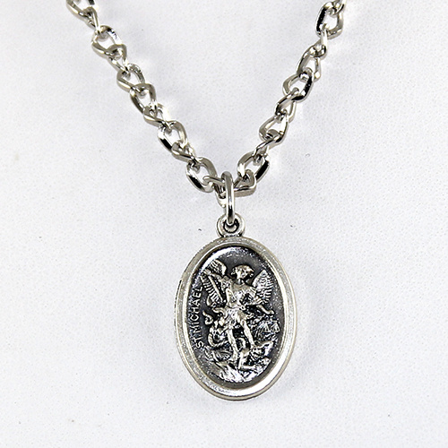St Michael Pendant on Chain or Leather