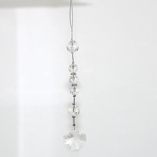 Car Rosary with Square Cross - Swarovski© Crystal
