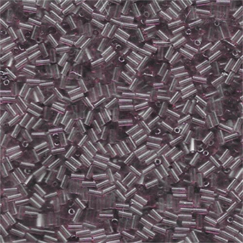 Miyuki 3mm Bugle Bead - BGL1-9142 - Matte Transparent Light Amethyst AB